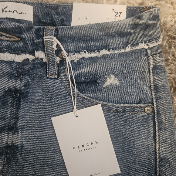 Kancan Sylvie Ultra High Rise 90's Boyfriend Jeans Size- 7/27 - Picture 9 of 9